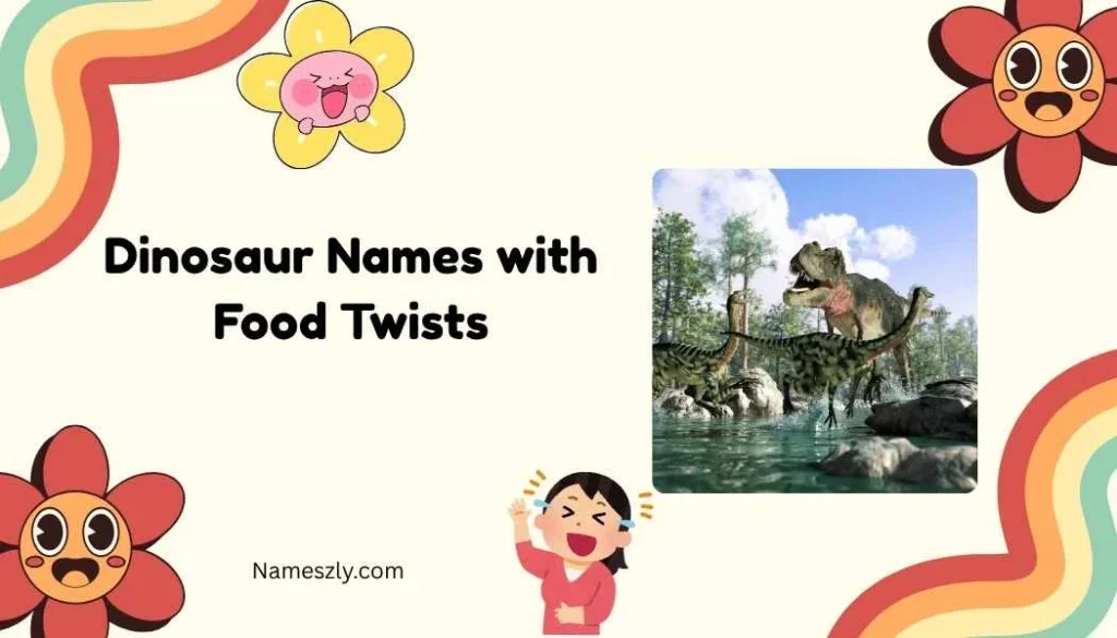 Dinosaur Names with Food Twists