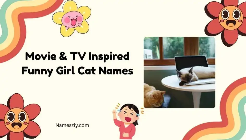 Movie & TV Inspired Funny Girl Cat Names