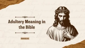 Adultery Meaning in the Bible