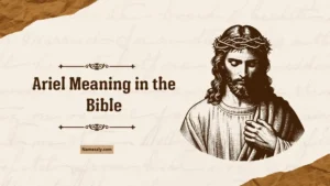 Ariel Meaning in the Bible