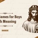Bible Names for Boys with Meaning