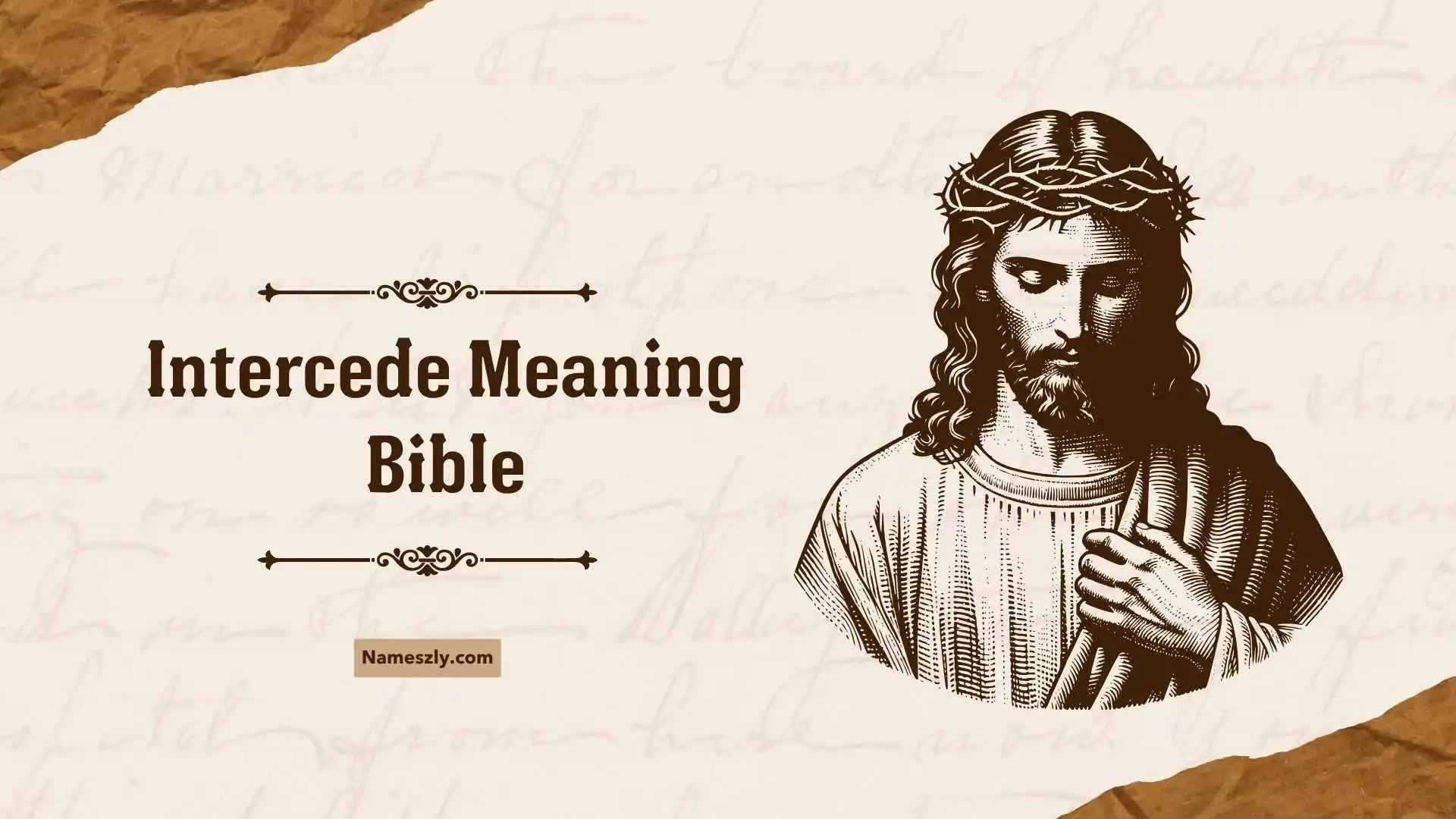 Intercede Meaning Bible