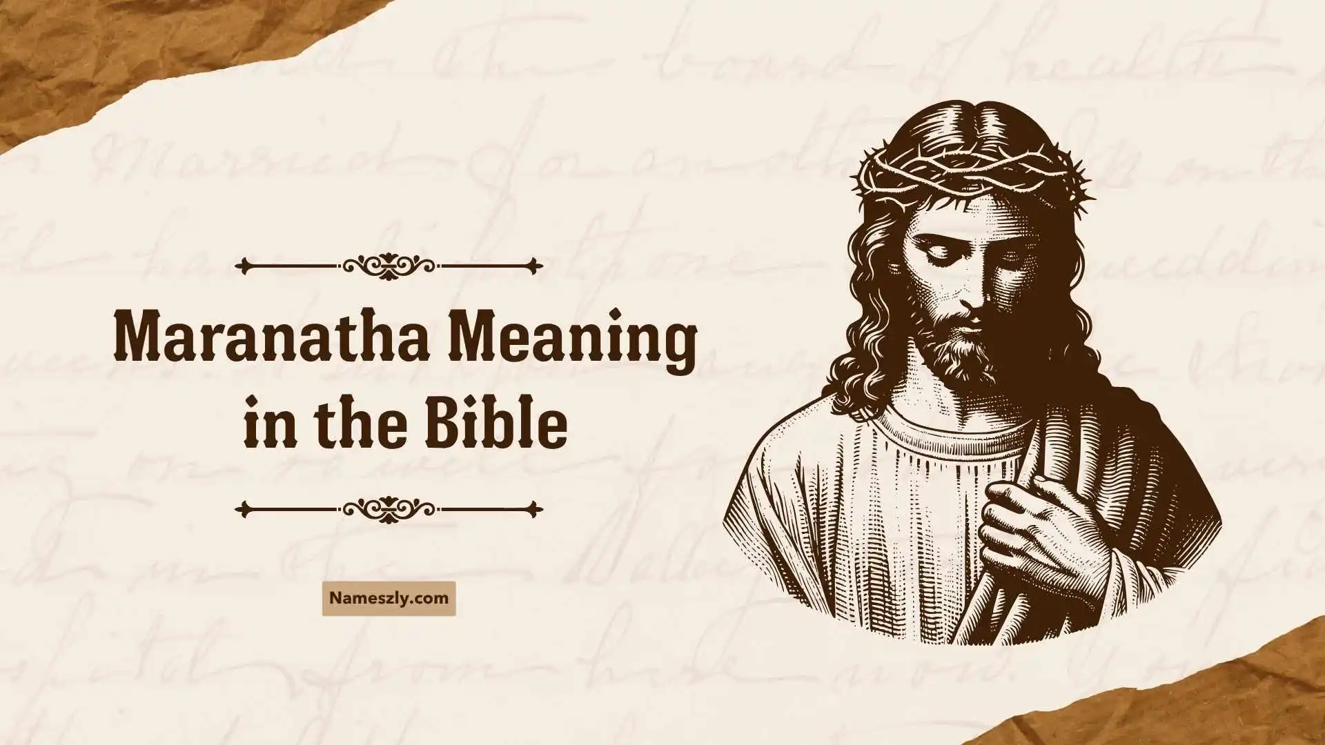 Maranatha Meaning in the Bible