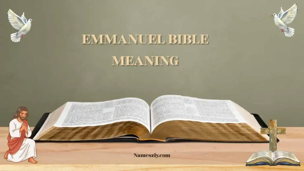 Origin and Etymology of Emmanuel Bible Meaning