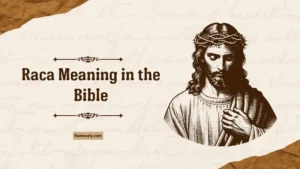 Raca Meaning in the Bible