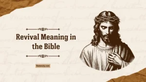 Revival Meaning in the Bible