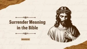 Surrender Meaning in the Bible
