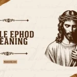 Bible Ephod Meaning