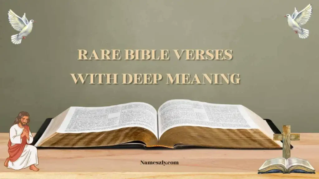 Historical / Cultural / Biblical Context of Rare Bible Verses with Deep Meaning
