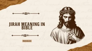 Jirah Meaning in Bible