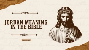 Jordan Meaning in the Bible