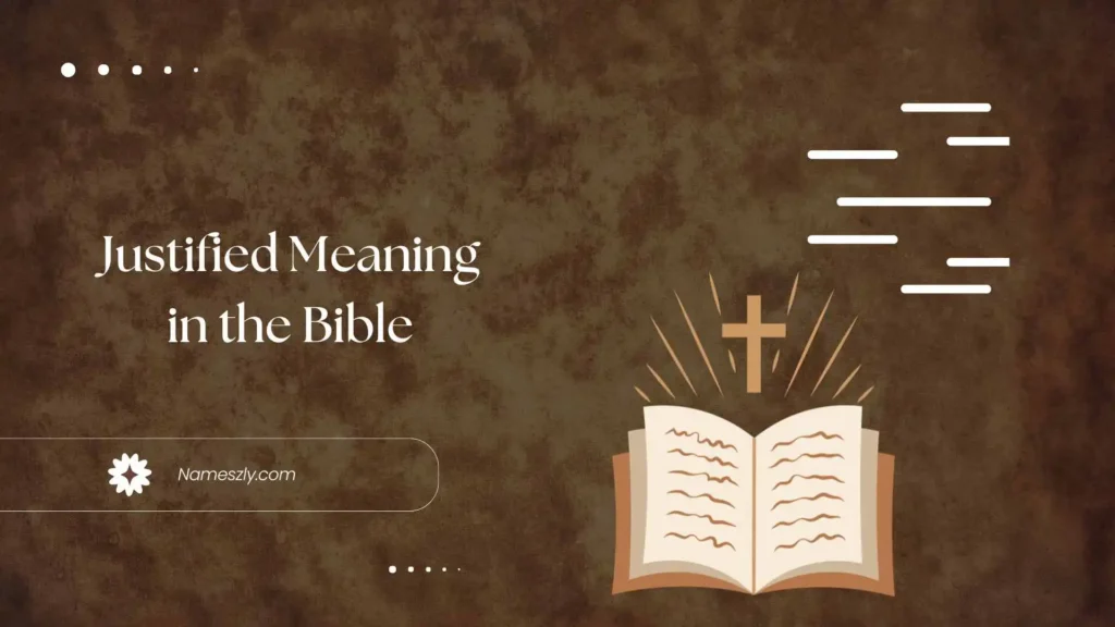 Justified Meaning in the Bible Meaning / Explanation