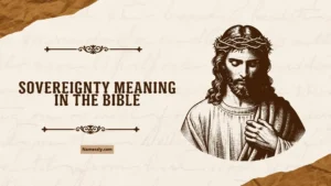 Sovereignty Meaning in the Bible