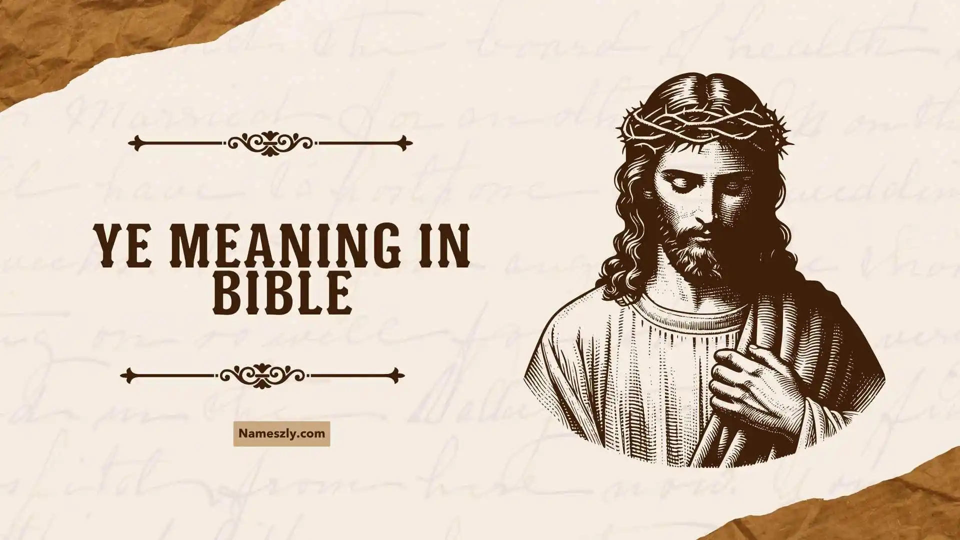Ye Meaning in Bible