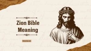 Zion Bible Meaning